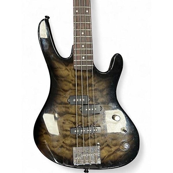 Used Washburn Bantam Series XB102 Black Electric Bass Guitar