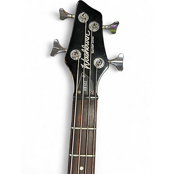 Used Washburn Bantam Series XB102 Black Electric Bass Guitar