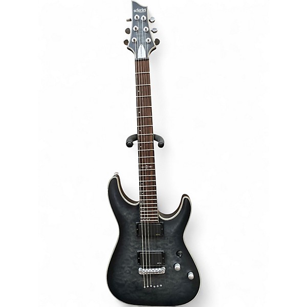 Used Schecter Guitar Research C1 Platinum BLUE Solid Body Electric Guitar