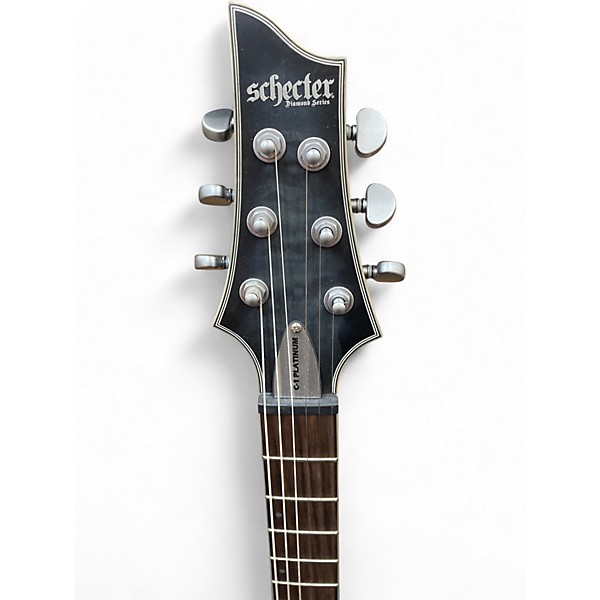 Used Schecter Guitar Research C1 Platinum BLUE Solid Body Electric Guitar