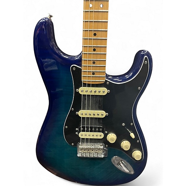 Used 2022 Fender Player II Stratocaster Blue Burst Solid Body Electric Guitar