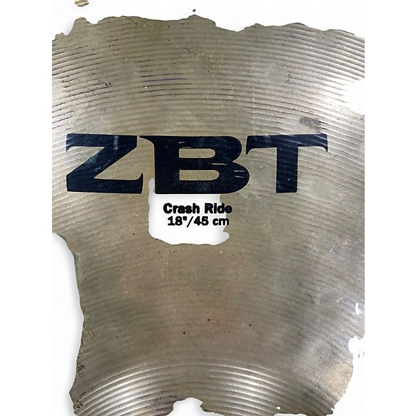 Used Zildjian 18in ZBT Crash Ride Cymbal