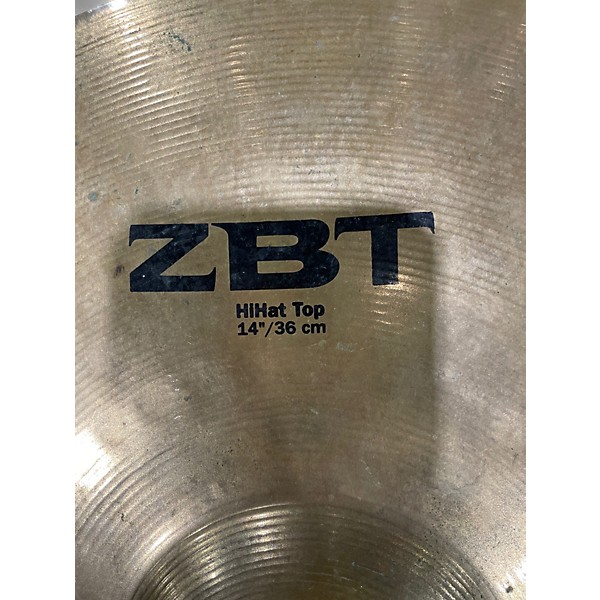 Used Zildjian 14in zbt hihat pair Cymbal