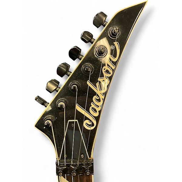 Used Jackson JS32Q Dinky Archtop Transparent Amber Solid Body Electric Guitar