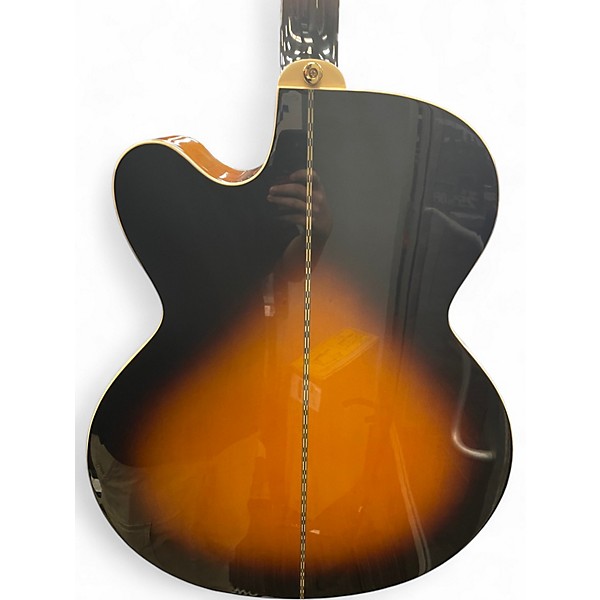 Used Epiphone J-200EC Studio Vintage Sunburst Acoustic Electric Guitar