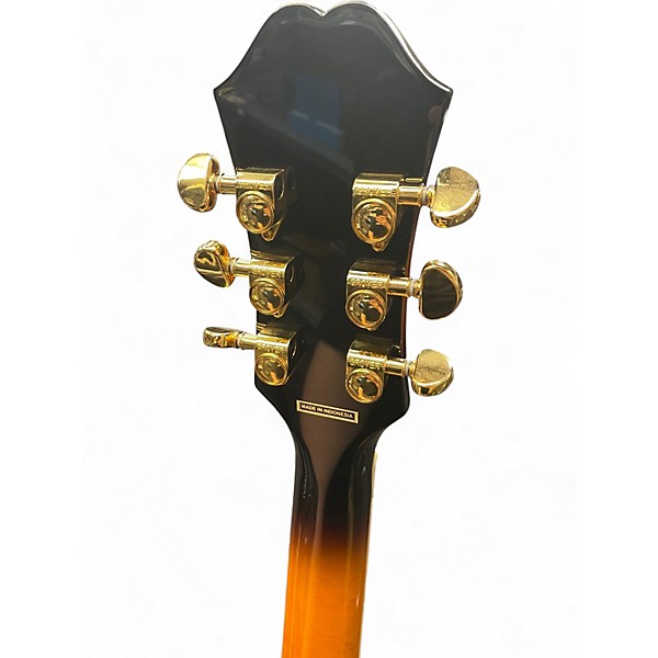 Used Epiphone J-200EC Studio Vintage Sunburst Acoustic Electric Guitar