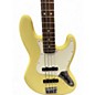 Used Fender Player II Jazz Bass Hialeah Yellow Electric Bass Guitar