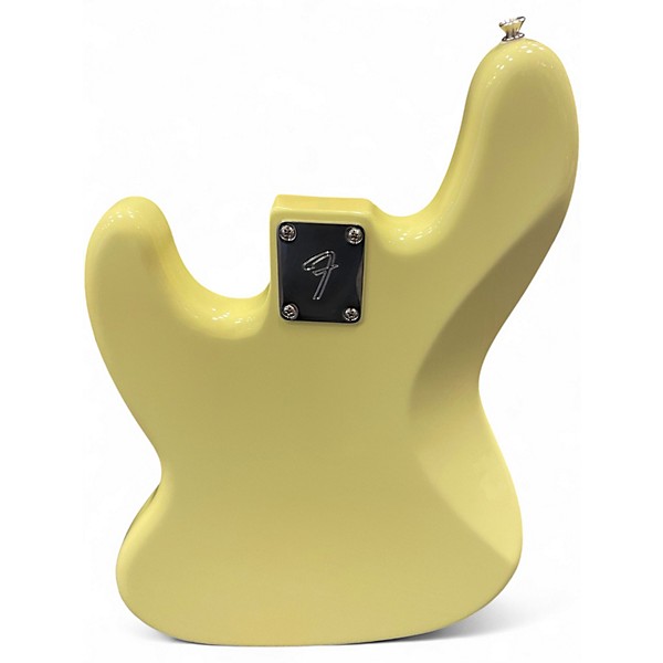 Used Fender Player II Jazz Bass Hialeah Yellow Electric Bass Guitar