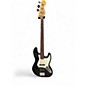 Used 2001 Fender JAZZ BASS FRETTLES Black and White Electric Bass Guitar thumbnail