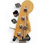 Used 2001 Fender JAZZ BASS FRETTLES Black and White Electric Bass Guitar