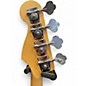 Used 2001 Fender JAZZ BASS FRETTLES Black and White Electric Bass Guitar