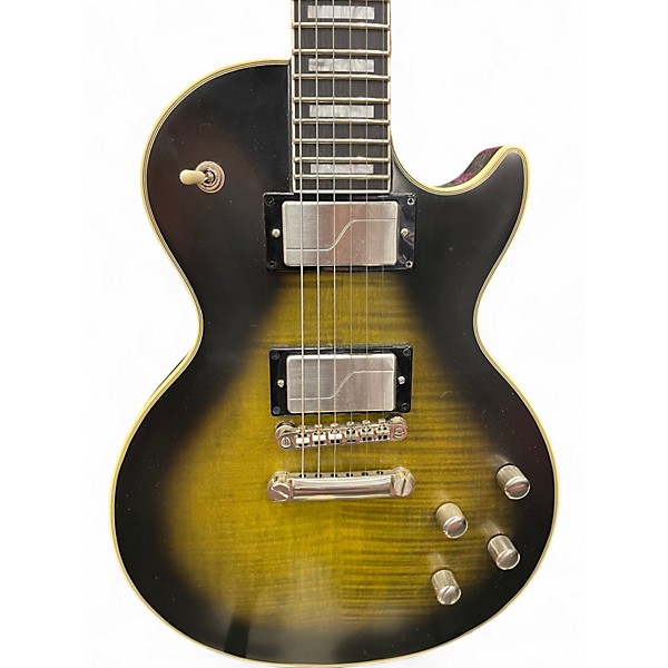 Used Epiphone LES PAUL PROPHECY Olive Tiger Aged Gloss Solid Body Electric Guitar