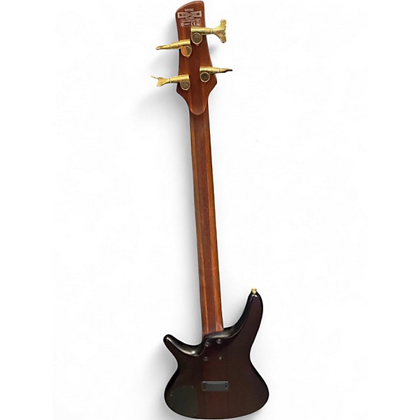 Used Ibanez SR750 Brown Sunburst Electric Bass Guitar