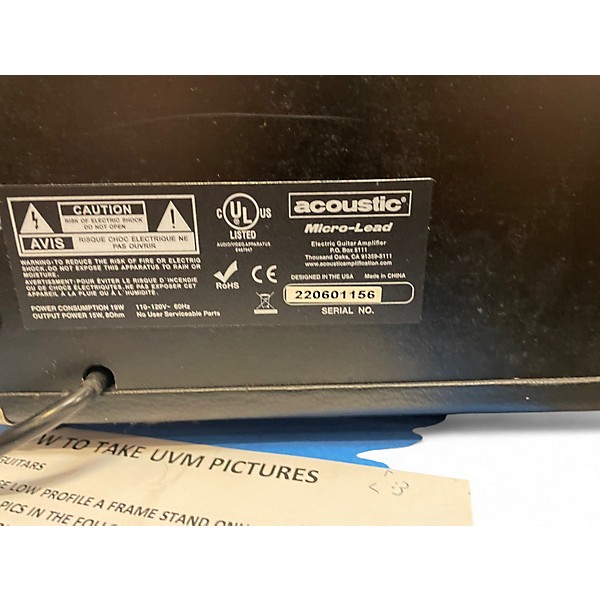 Used Acoustic MICRO LEAD Guitar Combo Amp