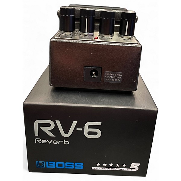 Used BOSS RV6 Digital Reverb Effect Pedal