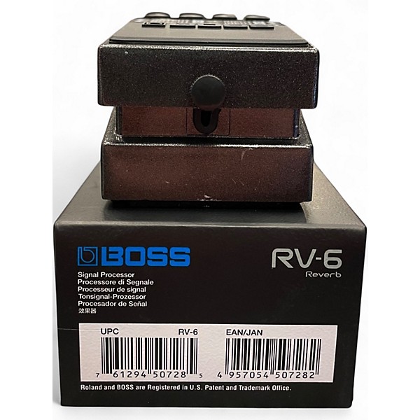 Used BOSS RV6 Digital Reverb Effect Pedal