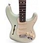 Used Fender American Professional II Stratocaster Thinline Transparent Daphne Blue Hollow Body Electric Guitar