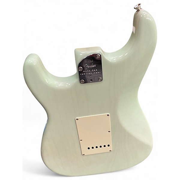 Used Fender American Professional II Stratocaster Thinline Transparent Daphne Blue Hollow Body Electric Guitar