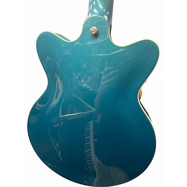 Used Gretsch Guitars g2657t Ocean Turquoise Hollow Body Electric Guitar