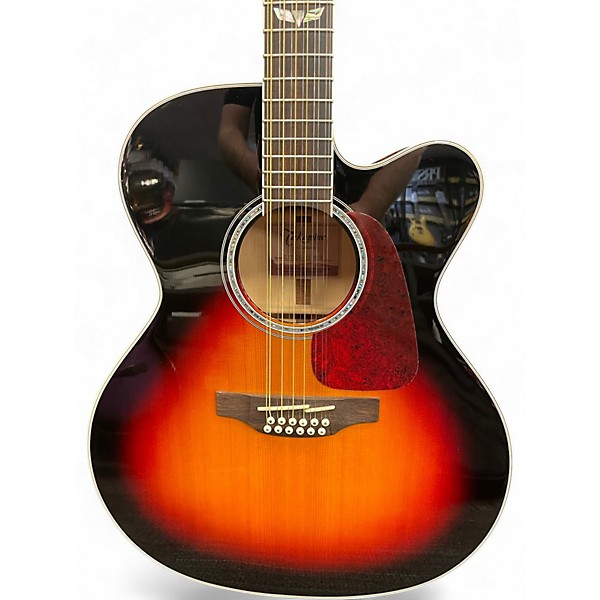 Used Takamine GJ72CE-12 Sunburst 12 String Acoustic Electric Guitar