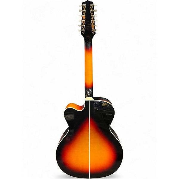 Used Takamine GJ72CE-12 Sunburst 12 String Acoustic Electric Guitar