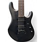 Used Sterling by Music Man John Petrucci JP157 7 String Satin Black Solid Body Electric Guitar