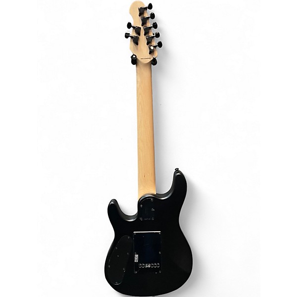 Used Sterling by Music Man John Petrucci JP157 7 String Satin Black Solid Body Electric Guitar