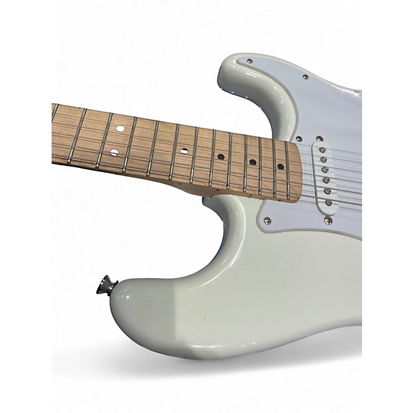 Used Squier Sonic Stratocaster Olympic White Solid Body Electric Guitar