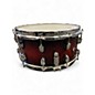 Used Mapex 14X7 Black Panther Solidus Red to Black Fade Drum