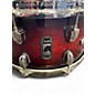 Used Mapex 14X7 Black Panther Solidus Red to Black Fade Drum