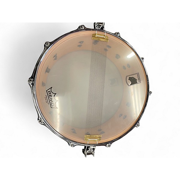 Used Mapex 14X7 Black Panther Solidus Red to Black Fade Drum
