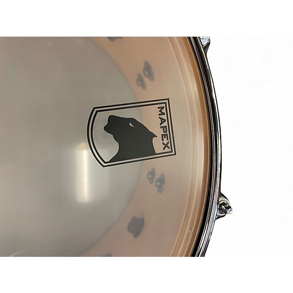 Used Mapex 14X7 Black Panther Solidus Red to Black Fade Drum