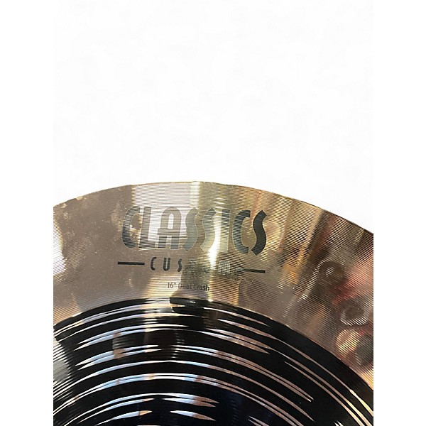 Used MEINL 16in Classic Custom Dual Crash Cymbal