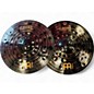 Used MEINL 14in Classic Custom Dark Hi Hat Pair Cymbal thumbnail