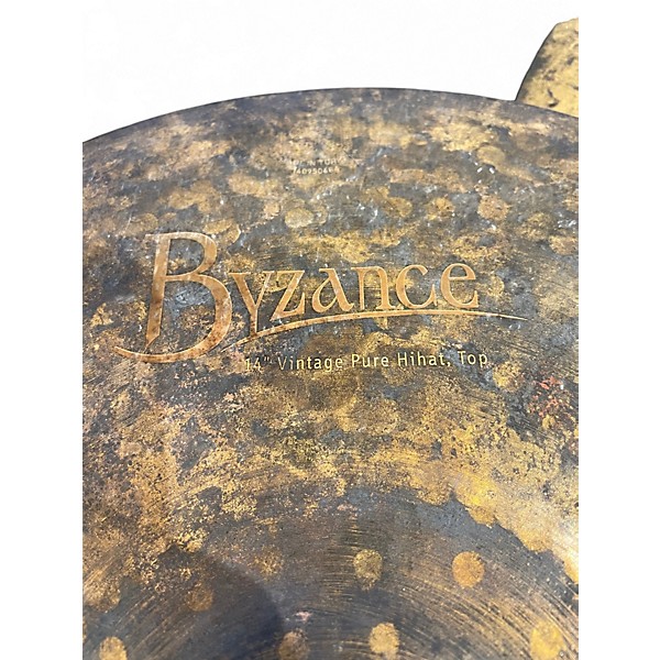 Used MEINL 14in Byzance Vintage Pure Hihat Pair Cymbal