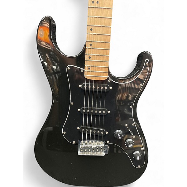 Used Gwl GEORGE WASHBURN LIMITED Black Solid Body Electric Guitar