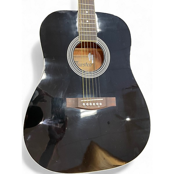 Used Maestro sa41bkch Black Acoustic Guitar