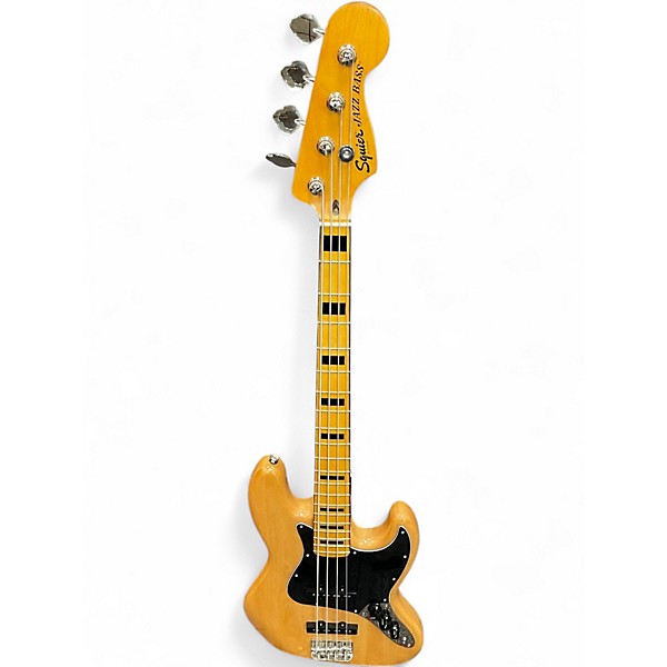 Used Squier Classic Vibe 70s Jazz Bass Natural Electric Bass Guitar