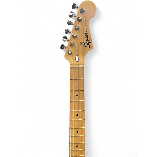 Used Squier Sonic Stratocaster Black Solid Body Electric Guitar