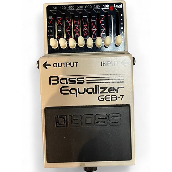 Used BOSS GEB7 7 Band Bass Equalizer Bass Effect Pedal