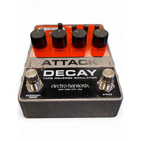 Used Electro-Harmonix Attack Decay Tape Reverse Simulator Effect Pedal