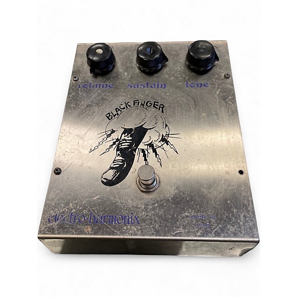 Vintage 2000s Electro-Harmonix Classics Black Finger Compressor Effect Pedal