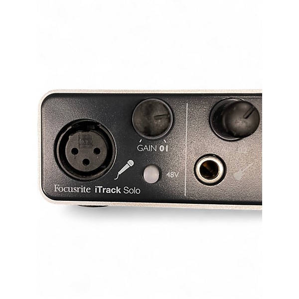 Used Focusrite iTrack Solo Audio Interface