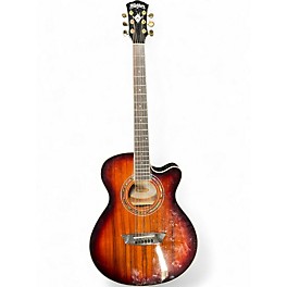 Used Washburn EA55G KOA BURST Acoustic Electric Guitar