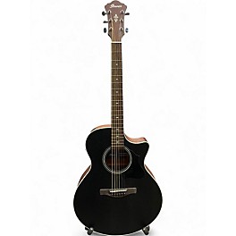 Used Ibanez AE140 Weathered Black Acoustic Electric Guitar