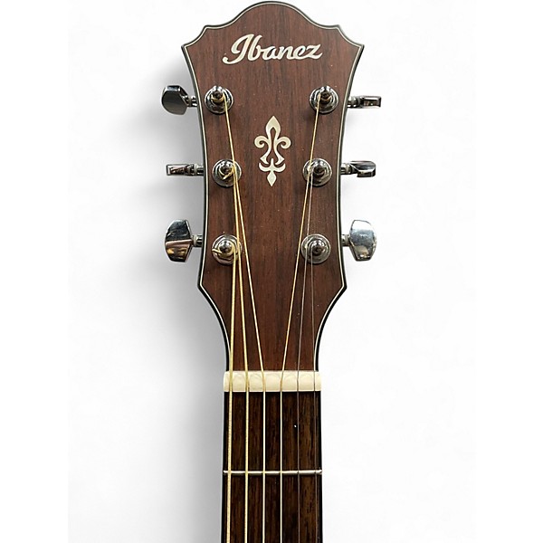 Used Ibanez AE140 Weathered Black Acoustic Electric Guitar