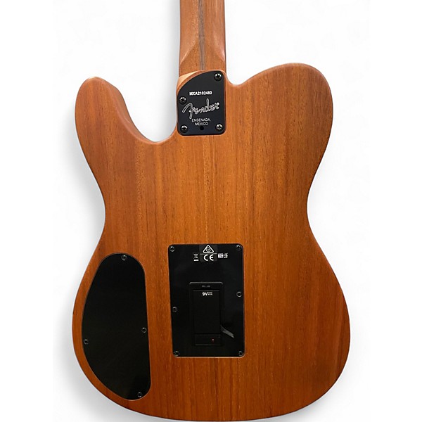 Used 2021 Fender Acoustasonic Player Telecaster Arctic White Acoustic Electric Guitar