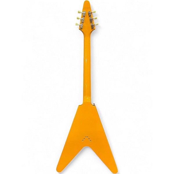 Used Epiphone FLYING V CITRUS SPARKLE Solid Body Electric Guitar