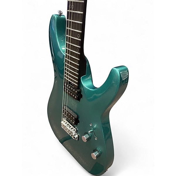 Used Schecter Guitar Research AM6 Arctic JADE Solid Body Electric Guitar