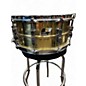 Used Ludwig 6.5X14 Acro Brass Snare Brass Drum
